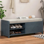 Banc de rangement volet avec meuble à chaussures
