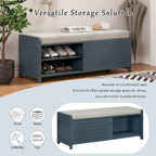 Banc de rangement volet avec meuble à chaussures