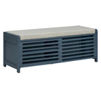 Banc de rangement volet avec meuble à chaussures