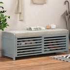 Banc de rangement volet avec meuble à chaussures