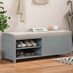 Banc de rangement volet avec meuble à chaussures