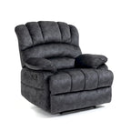 Fauteuil inclinable manuel surdimensionné avec levier latéral et dossier réglable