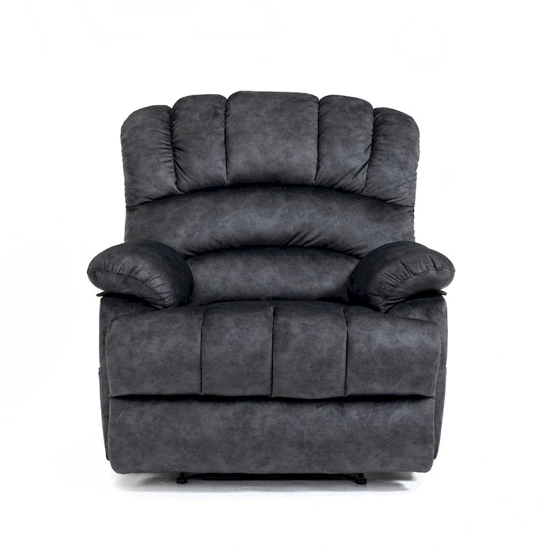 Fauteuil inclinable manuel surdimensionné avec levier latéral et dossier réglable
