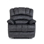 Fauteuil inclinable manuel surdimensionné avec levier latéral et dossier réglable