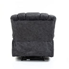 Fauteuil inclinable manuel surdimensionné avec levier latéral et dossier réglable