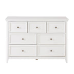 Commode horizontale moderne de ferme à 7 tiroirs, meuble de rangement pour vêtements, tiroirs de rangement pour le salon