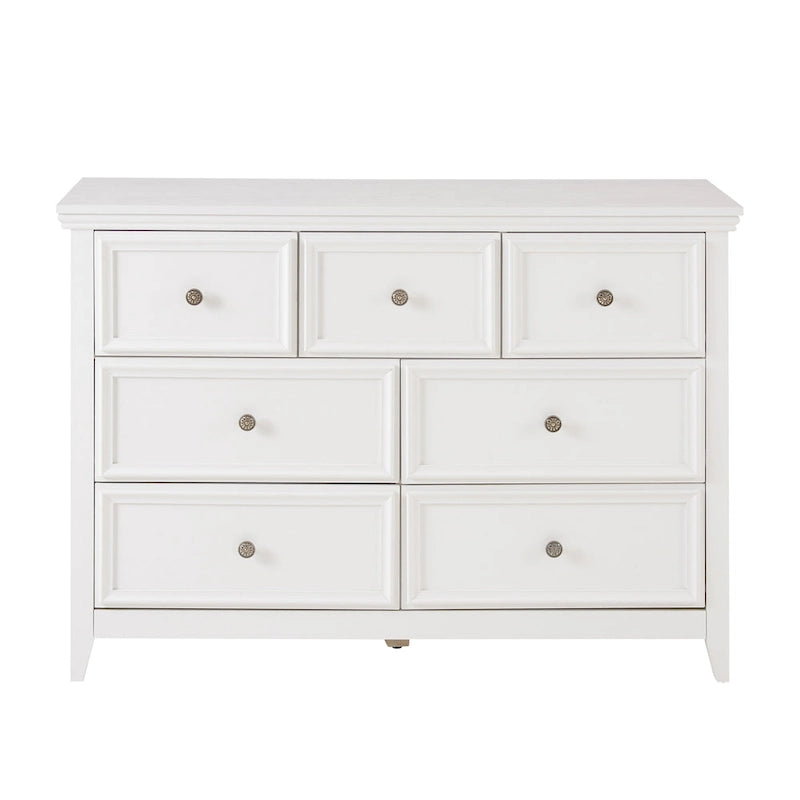Commode horizontale moderne de ferme à 7 tiroirs, meuble de rangement pour vêtements, tiroirs de rangement pour le salon