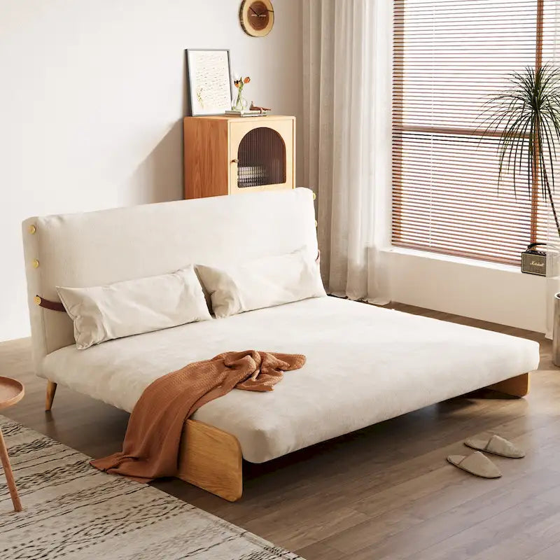 Canapé convertible 150 cm avec dossier réglable