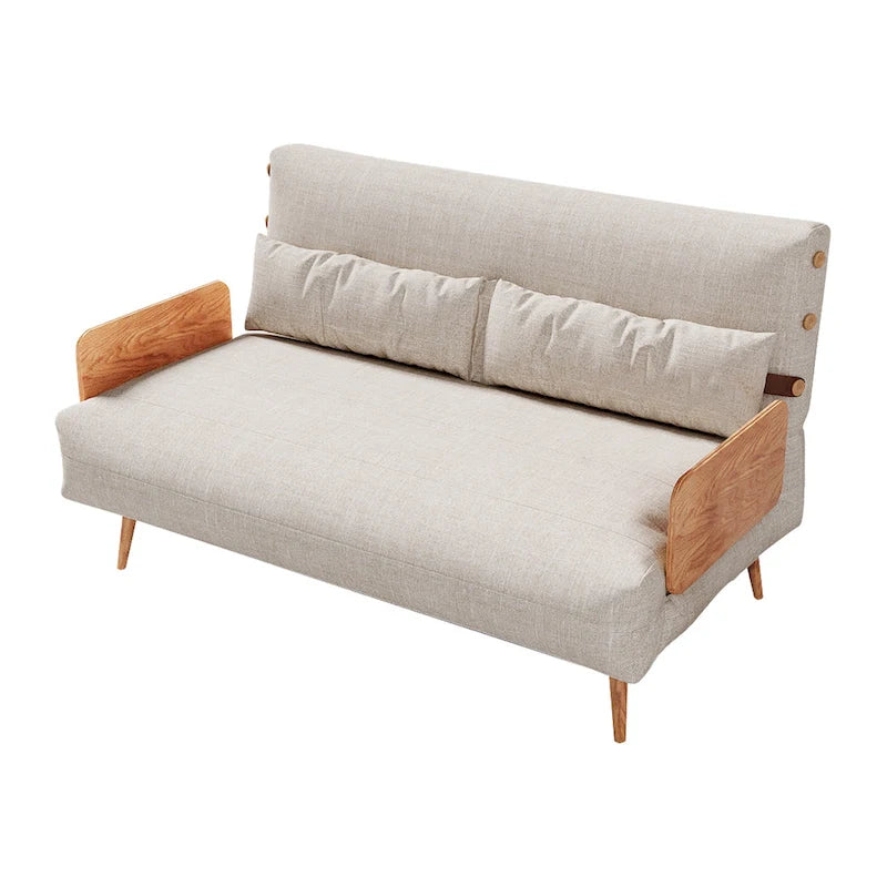 Canapé convertible 150 cm avec dossier réglable