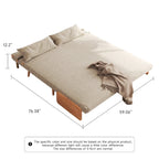 Canapé convertible 150 cm avec dossier réglable