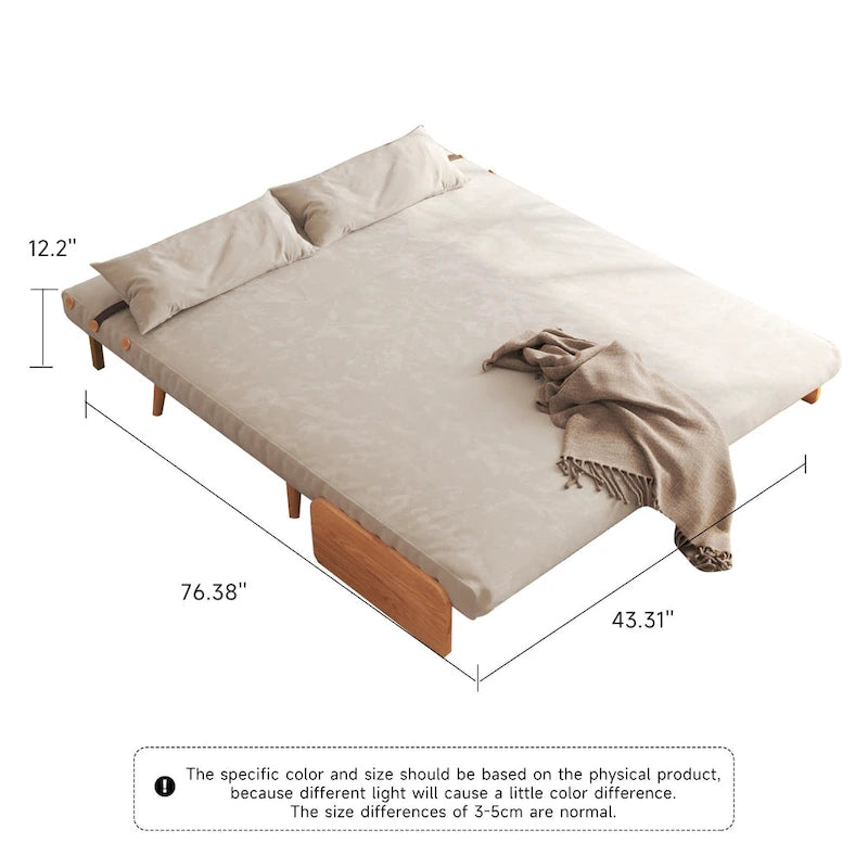 Canapé convertible 150 cm avec dossier réglable