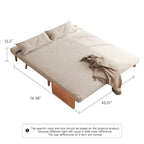 Canapé convertible 150 cm avec dossier réglable