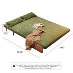 Canapé convertible 150 cm avec dossier réglable