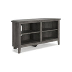 Meuble TV d'angle gris
