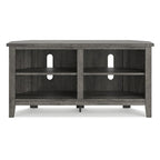 Meuble TV d'angle gris