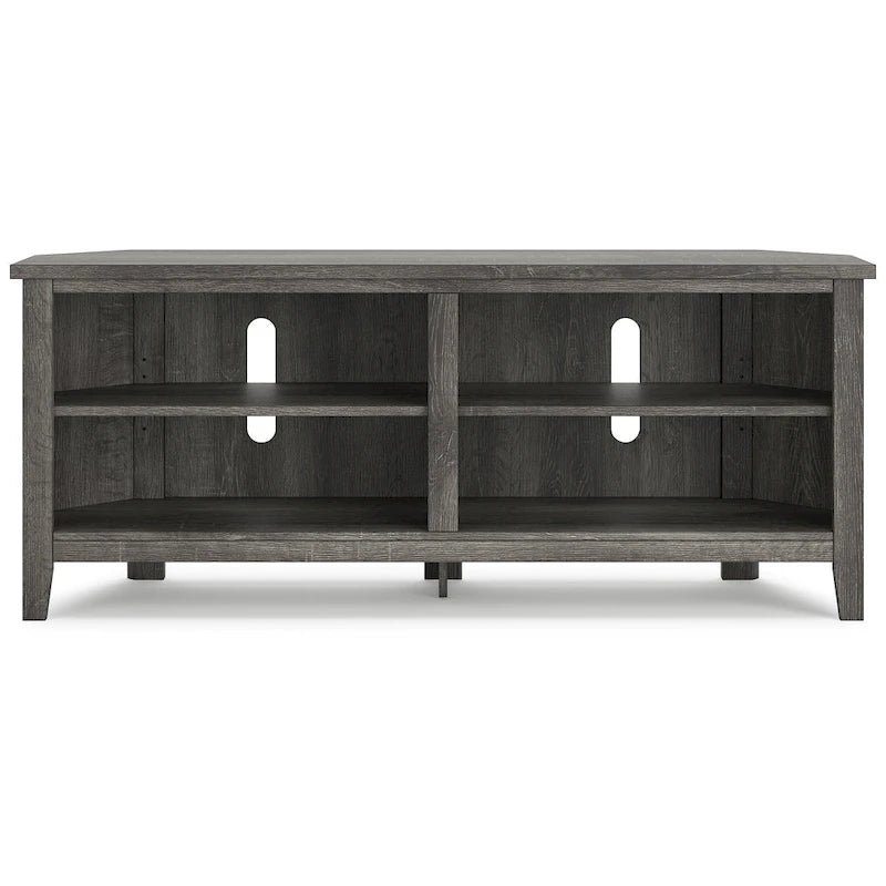 Meuble TV d'angle gris
