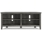 Meuble TV d'angle gris