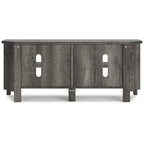 Meuble TV d'angle gris