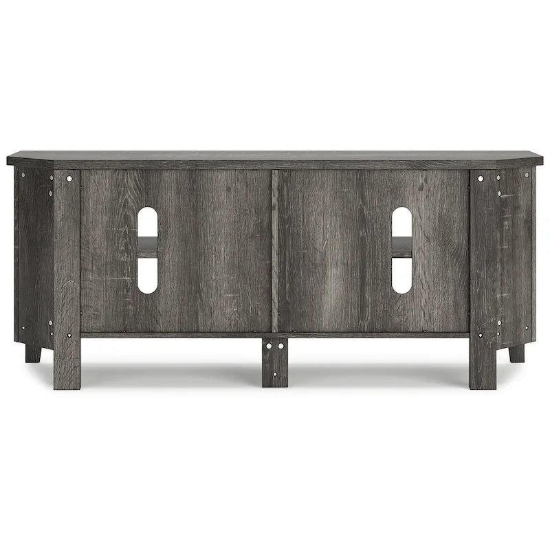 Meuble TV d'angle gris