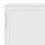 Meuble de rangement moderne du milieu du siècle de 122 cm de large avec portes coulissantes et tiroirs