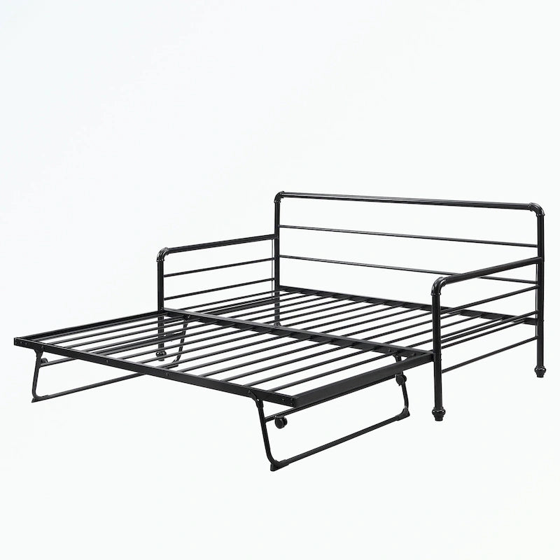 Lit de repos simple avec lit gigogne ajustable