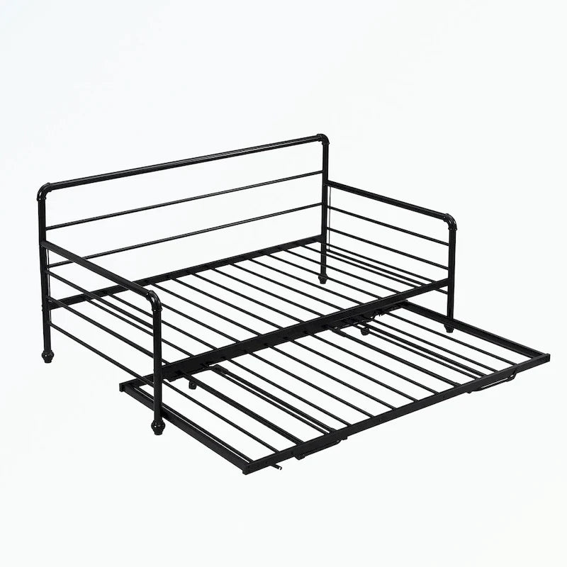 Lit de repos simple avec lit gigogne ajustable