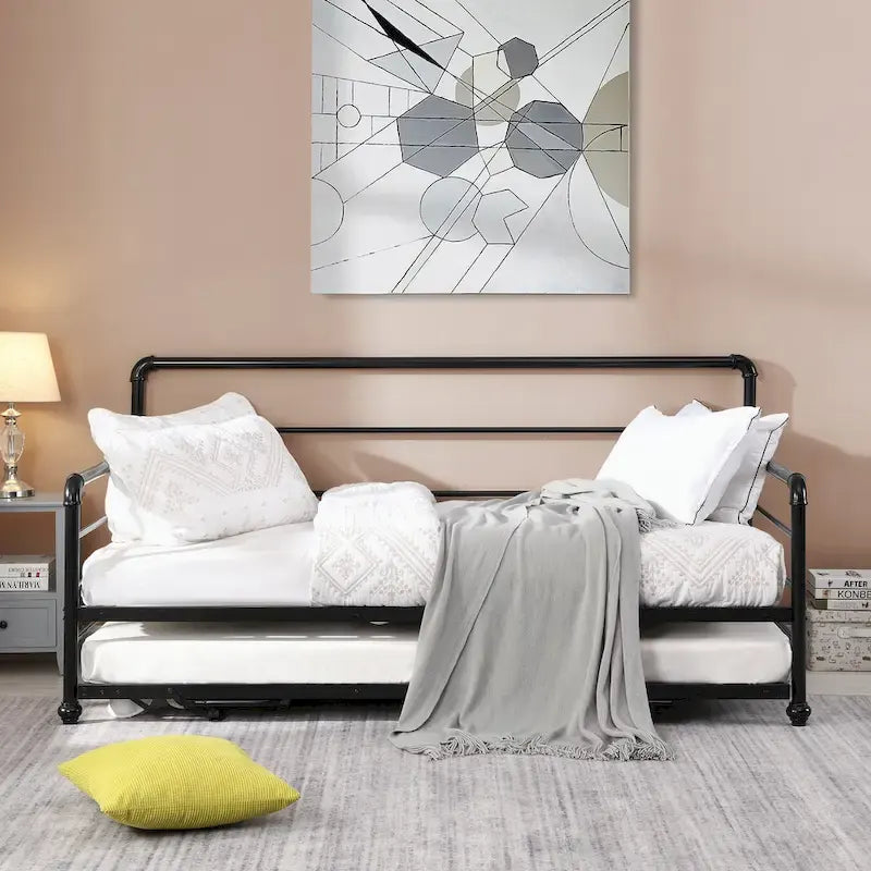 Lit de repos simple avec lit gigogne ajustable