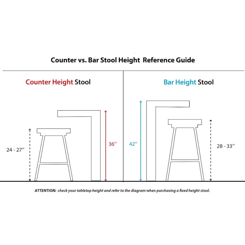 Tabourets de comptoir à hauteur fixe 24" avec pieds en bois courbé et repose-pieds rond (Lot de 2)