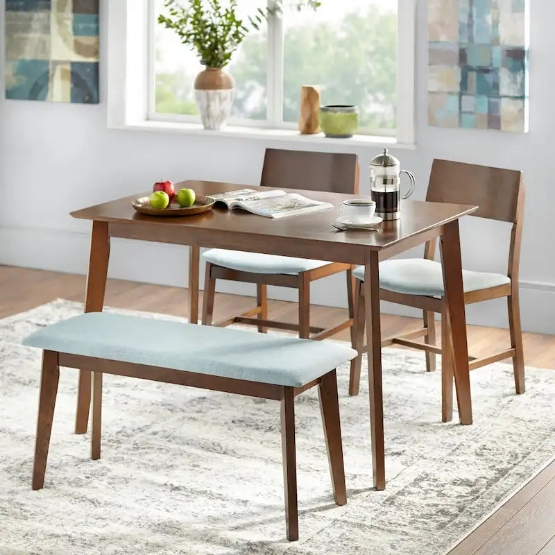 Chaise de salle à manger en bois massif, lot de 2