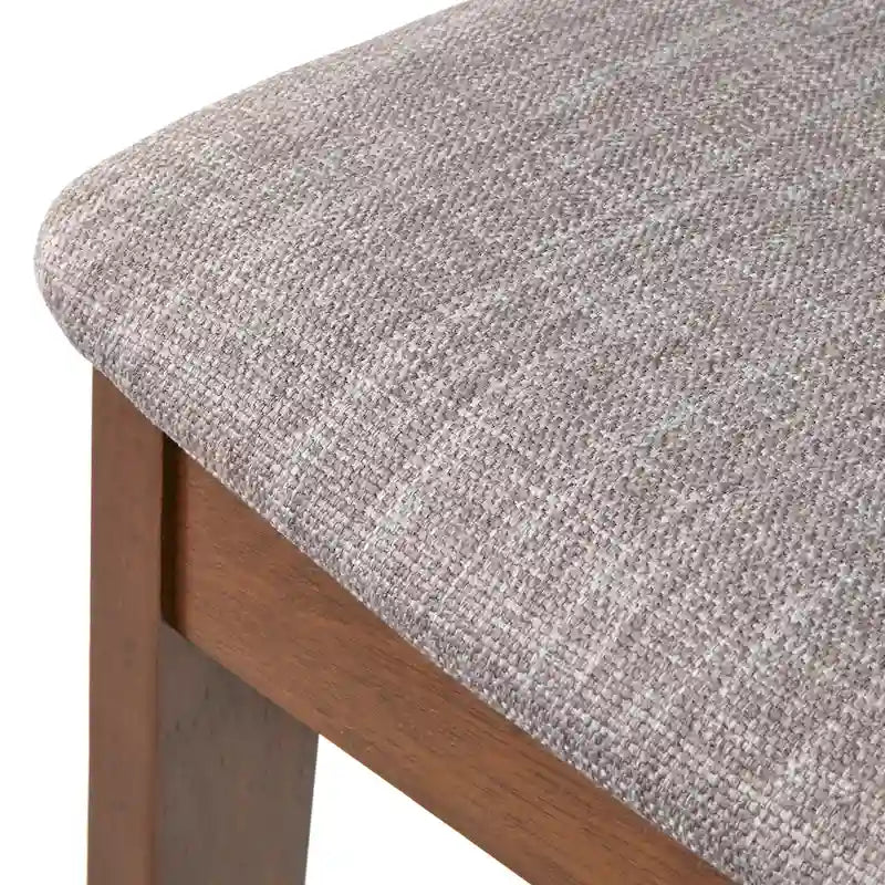 Chaise de salle à manger en bois massif, lot de 2