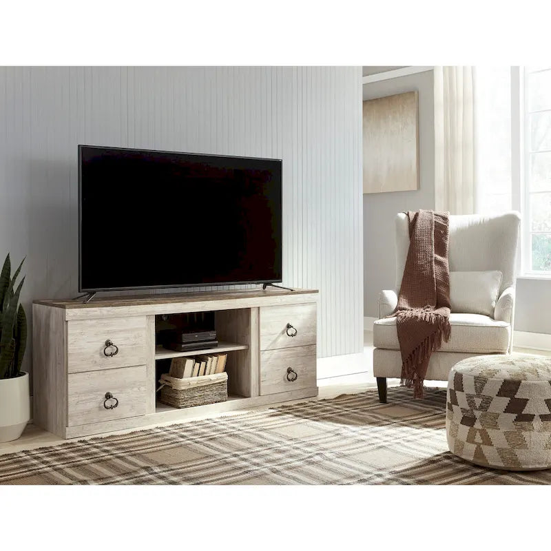 Meuble TV de 60 po imitation bois