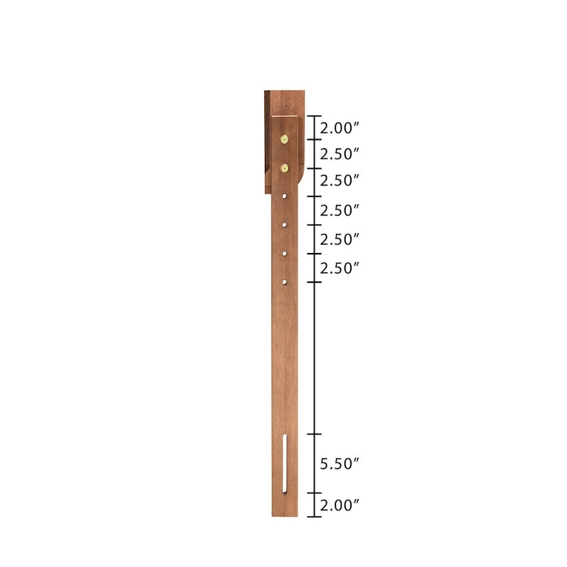 Tête de lit cintrée en bois de frêne-noyer et rotin synthétique
