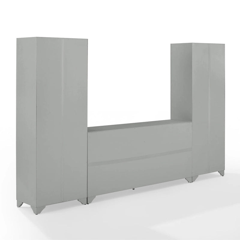 Ensemble buffet et garde-manger 3 pièces - 15x108,5x67,75
