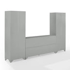 Ensemble buffet et garde-manger 3 pièces - 15x108,5x67,75