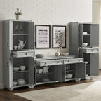 Ensemble buffet et garde-manger 3 pièces - 15x108,5x67,75