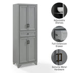 Ensemble buffet et garde-manger 3 pièces - 15x108,5x67,75