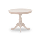 Table à manger ronde en bois avec pied central, 36x36 pouces (plusieurs options de finition)