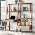 Ensemble 2 pièces bureau échelle et étagère