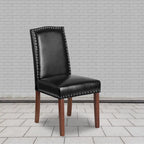 Chaise Parsons avec bordure cloutée – Lot de 2