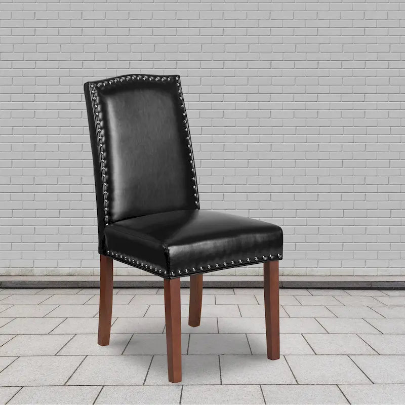 Chaise Parsons avec bordure cloutée – Lot de 2