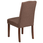 Chaise Parsons avec bordure cloutée – Lot de 2
