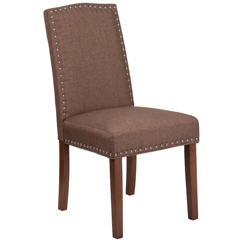 Chaise Parsons avec bordure cloutée – Lot de 2