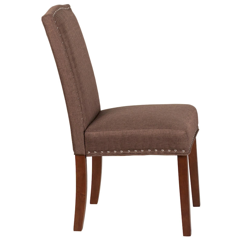 Chaise Parsons avec bordure cloutée – Lot de 2