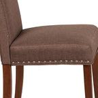 Chaise Parsons avec bordure cloutée – Lot de 2