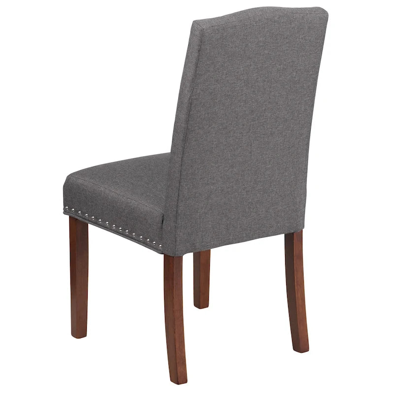 Chaise Parsons avec bordure cloutée – Lot de 2
