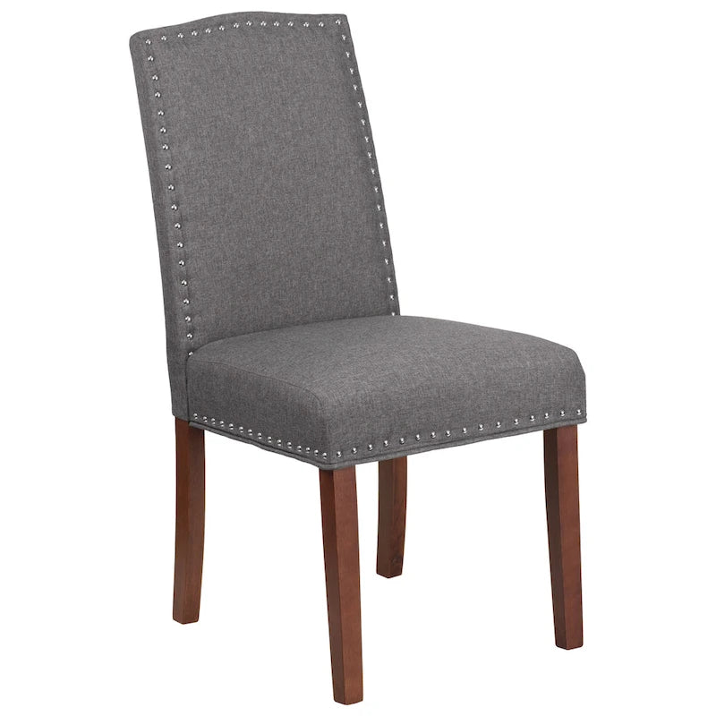 Chaise Parsons avec bordure cloutée – Lot de 2