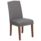 Chaise Parsons avec bordure cloutée – Lot de 2