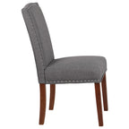 Chaise Parsons avec bordure cloutée – Lot de 2