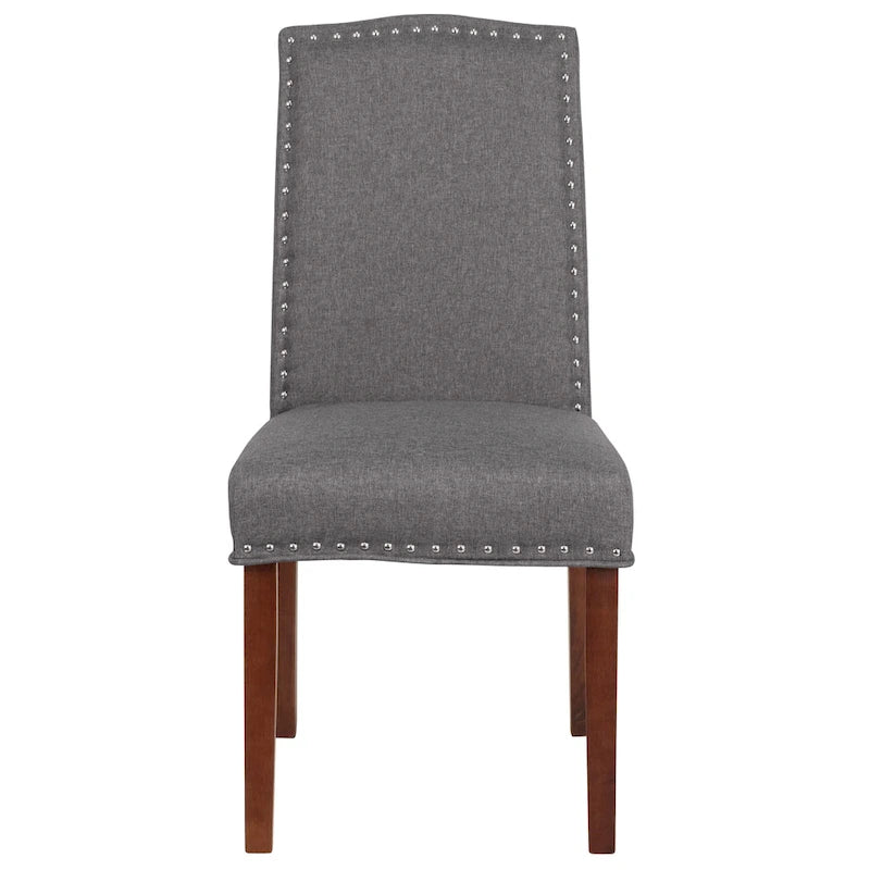 Chaise Parsons avec bordure cloutée – Lot de 2