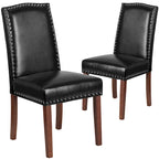 Chaise Parsons avec bordure cloutée – Lot de 2
